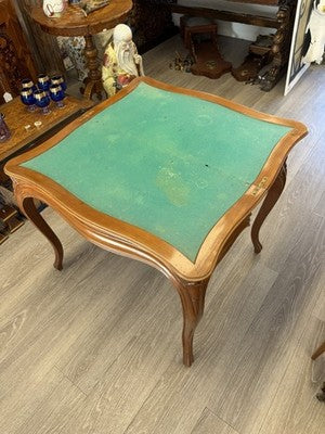 Antiker Willem-III-Spieltisch Mahagoni, Holland