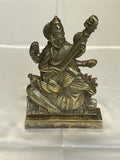 Saraswati – Messingfigur der Hindu-Göttin