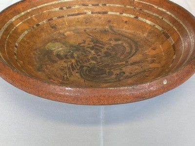 Chinesische Keramikschale, rot glasiert – Zhangzhou/Swatow, 17./18. Jh.