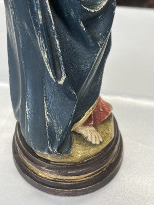 Madonna mit Kind – Holzfigur, polychrom gefasst