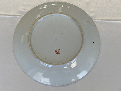 Famille-Rose-Teller China um 1900/20, 21,5 cm