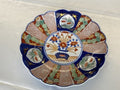 Imari-Teller mit Muschelrand, Japan um 1900, 22,2 cm