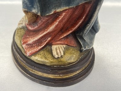 Madonna mit Kind – Holzfigur, polychrom gefasst