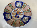 Imari-Teller mit Muschelrand, Japan um 1900, 22 cm