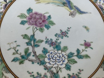 Großer Famille-Rose-Teller China um 1900/20, 31,3 cm