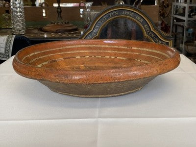 Chinesische Keramikschale, rot glasiert – Zhangzhou/Swatow, 17./18. Jh.
