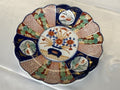 Imari-Teller mit Muschelrand, Japan um 1900, 22,3 cm