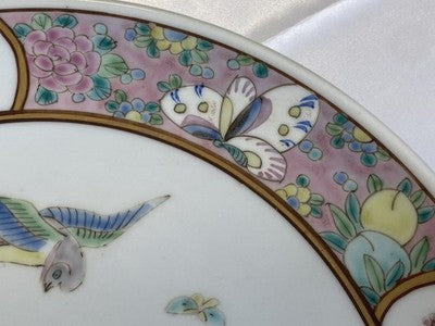 Großer Famille-Rose-Teller China um 1900/20, 31,3 cm