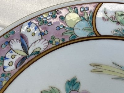 Großer Famille-Rose-Teller China um 1900/20, 31,3 cm