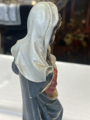 Madonna mit Kind – Holzfigur, polychrom gefasst