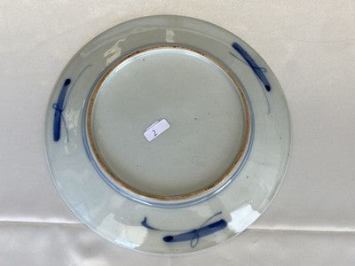 Imari-Teller Japan mit Landschaft, um 1900, 24,8 cm