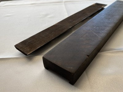 Porzellan-Essstäbchen in Holzschatulle, wohl China
