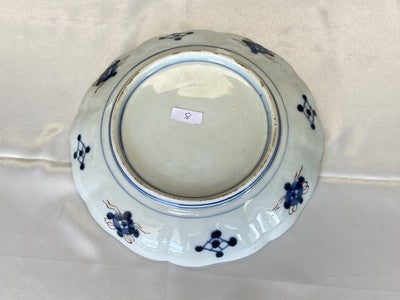 Imari-Teller mit Blütenmedaillon, Japan um 1900, 21,3 cm