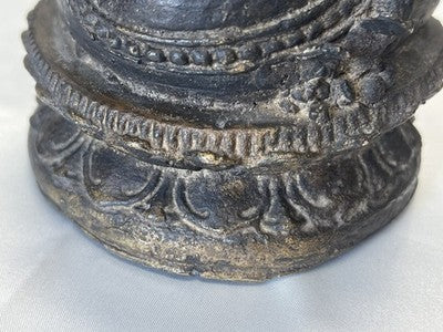 Bodhisattva Manjushri – Bronzeskulptur, wohl China um 1940
