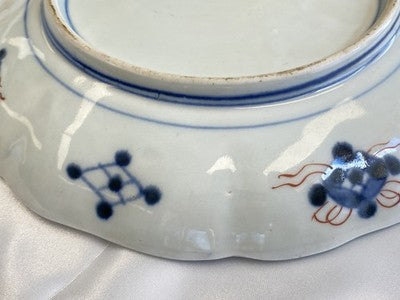 Imari-Teller mit Blütenmedaillon, Japan um 1900, 21,3 cm