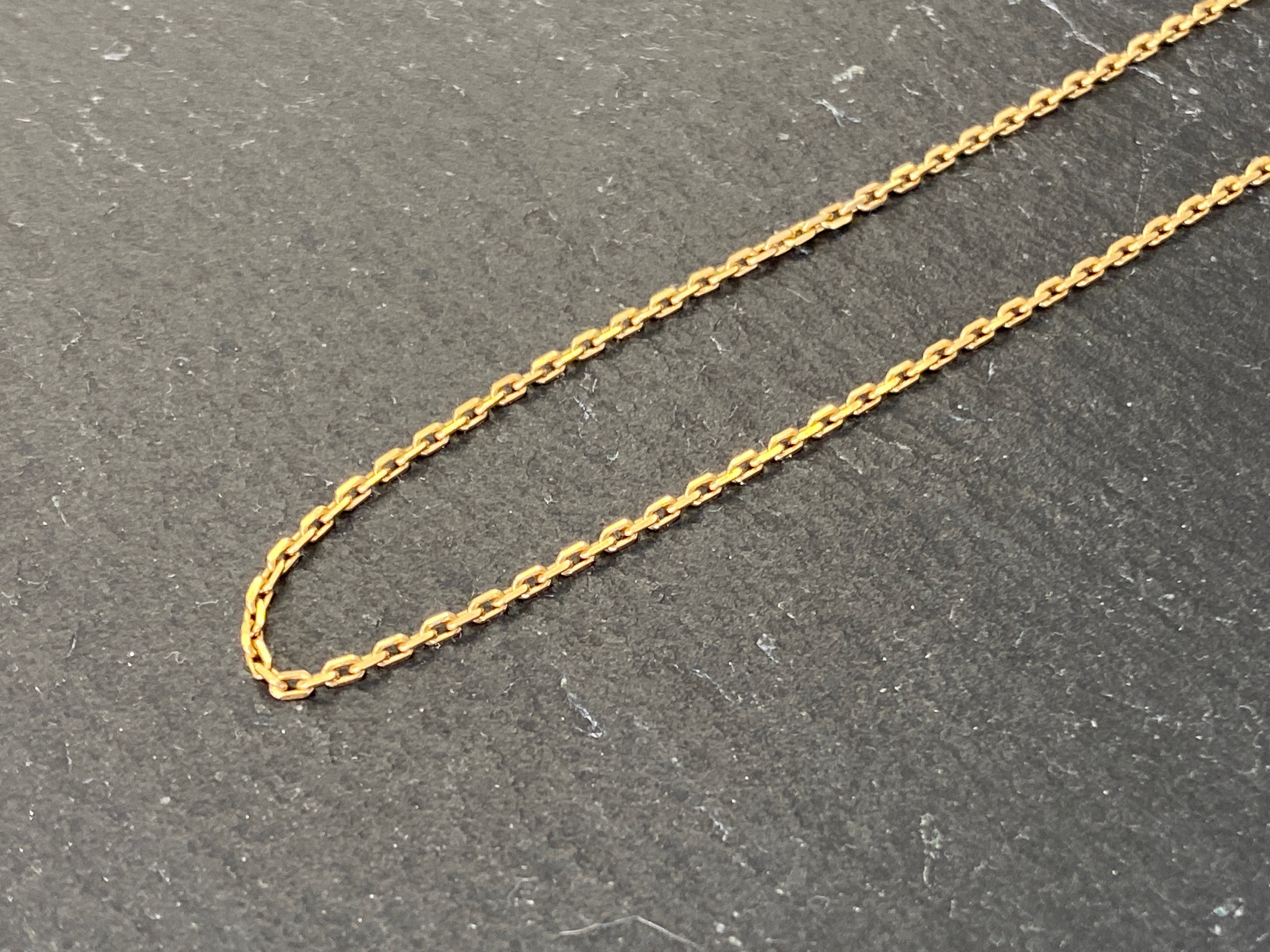 Halskette aus Gelbgold Gold 750 (18K) 45,8 cm 4,13g