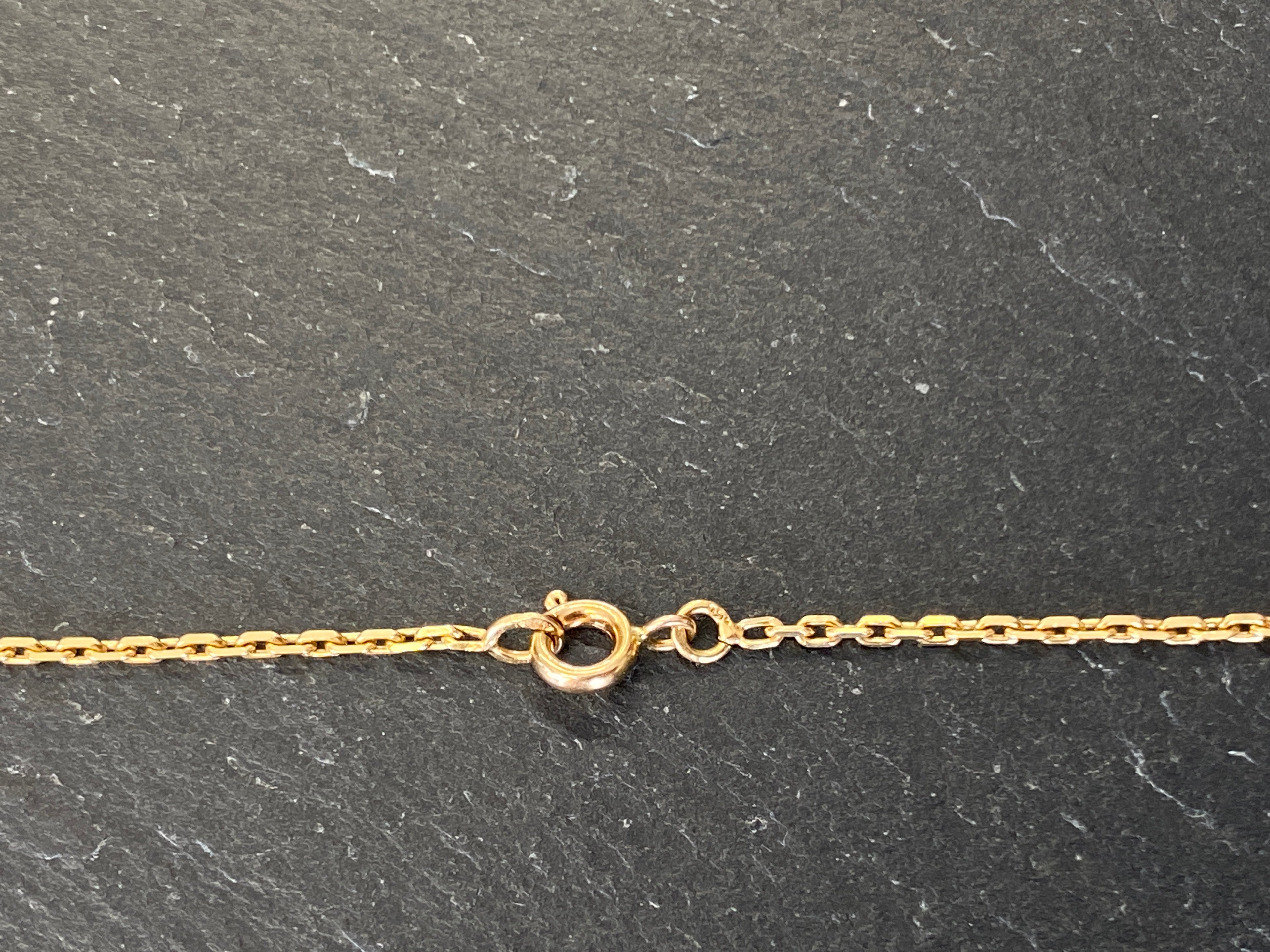 Halskette aus Gelbgold Gold 750 (18K) 45,8 cm 4,13g