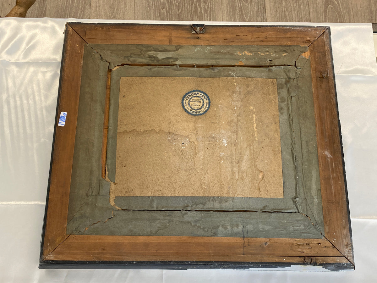 Gouache auf Papier Torrero Szenerie Stierkampfarena signiert