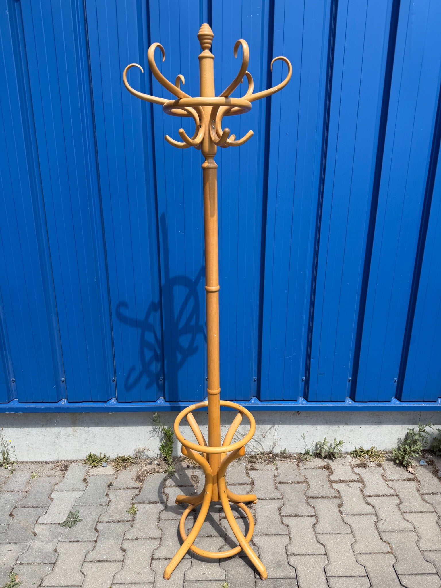 Garderobenständer Bugholz im Thonet-Stil, Buche · Wiener Klassiker