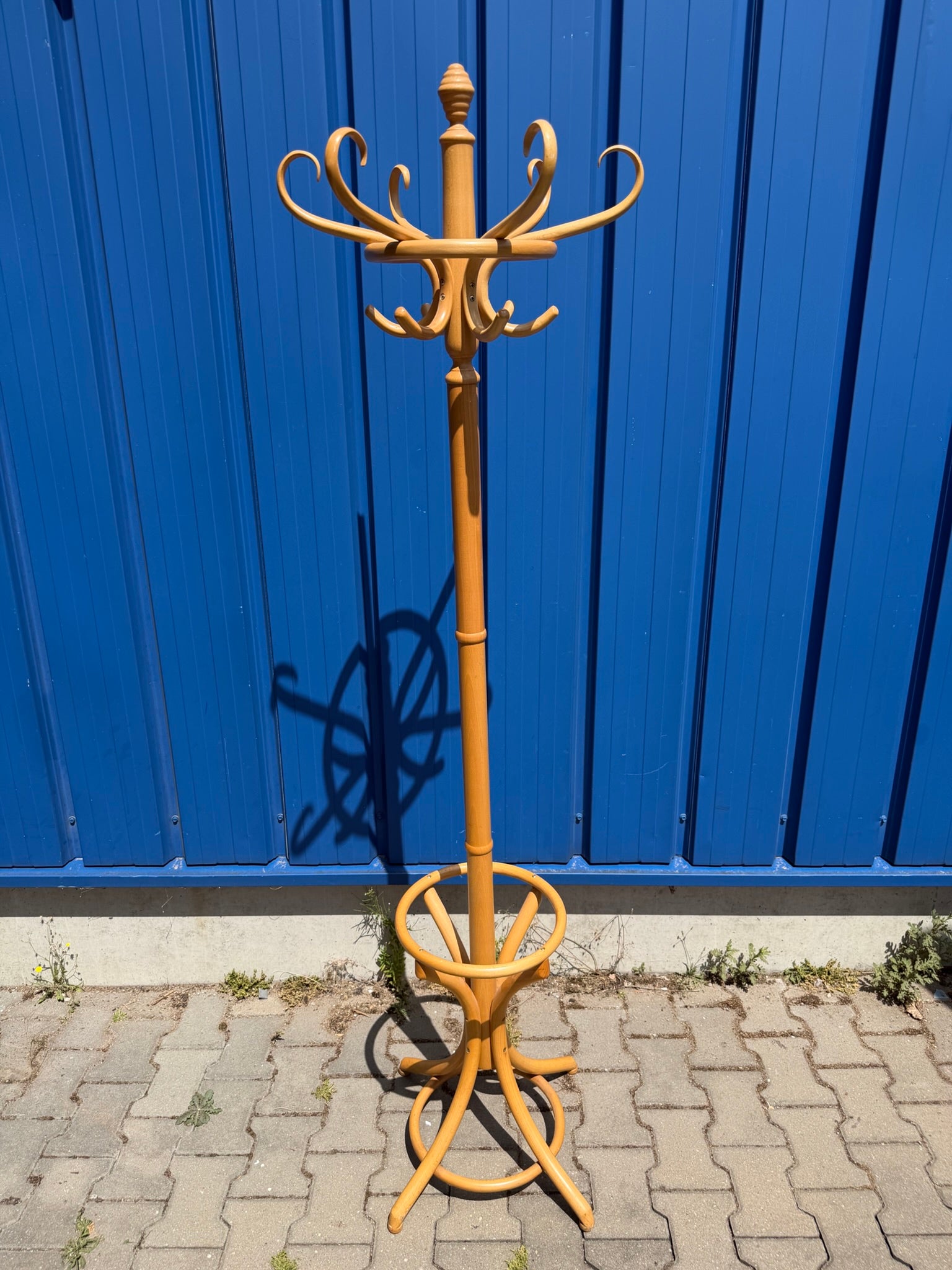 Garderobenständer Bugholz im Thonet-Stil, Buche · Wiener Klassiker