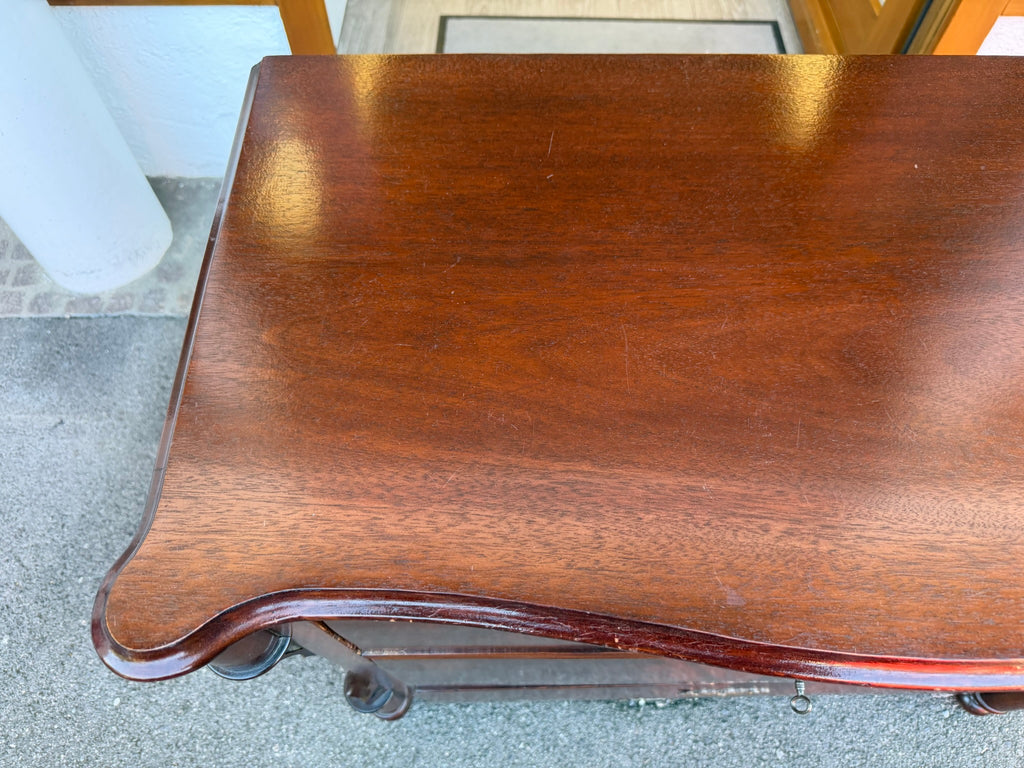 Kommode Mahagoni Louis Philippe antik um 1860 3 Schubladen originale Beschläge