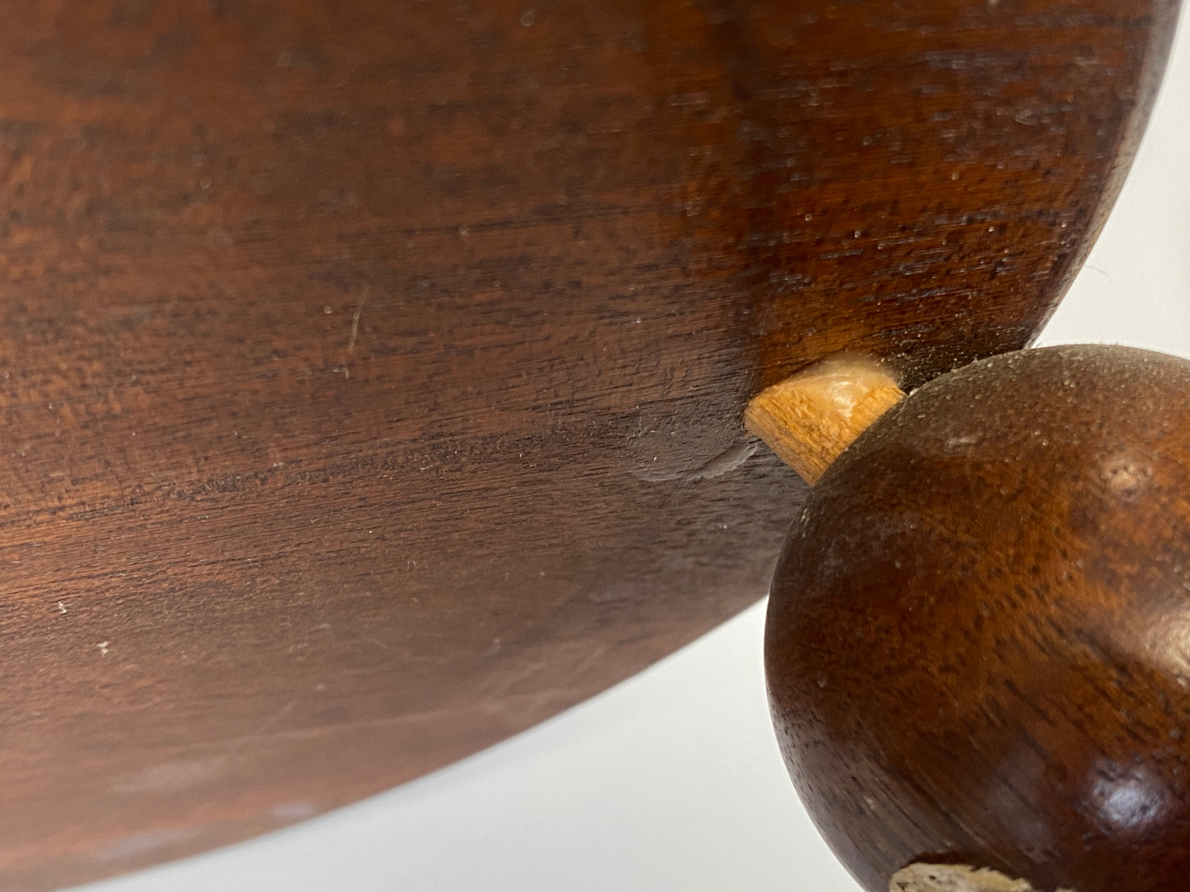 Holländisches Teestövchen (theestoof) mit Messingeimer – Mahagoni