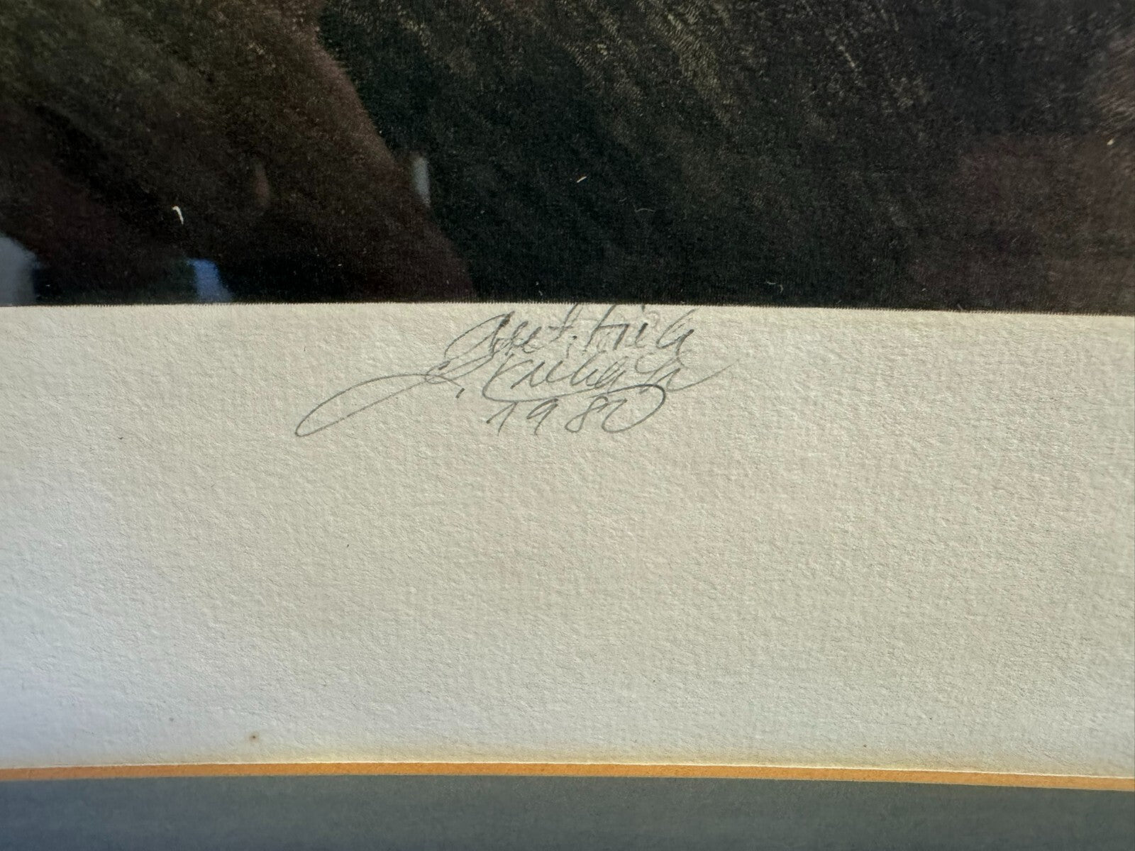 Ladislav Kuklik (1947) Signierte Farb Radierung der Herbst