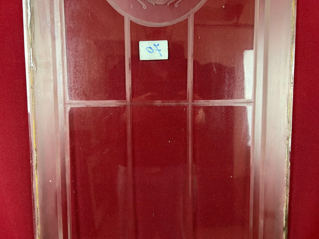 Antike Glasscheibe Glas Fenster Jugendstil original um 1900 Gardinen