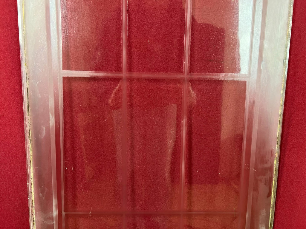 Antike Glasscheibe Glas Fenster Jugendstil original um 1900 Gardinen