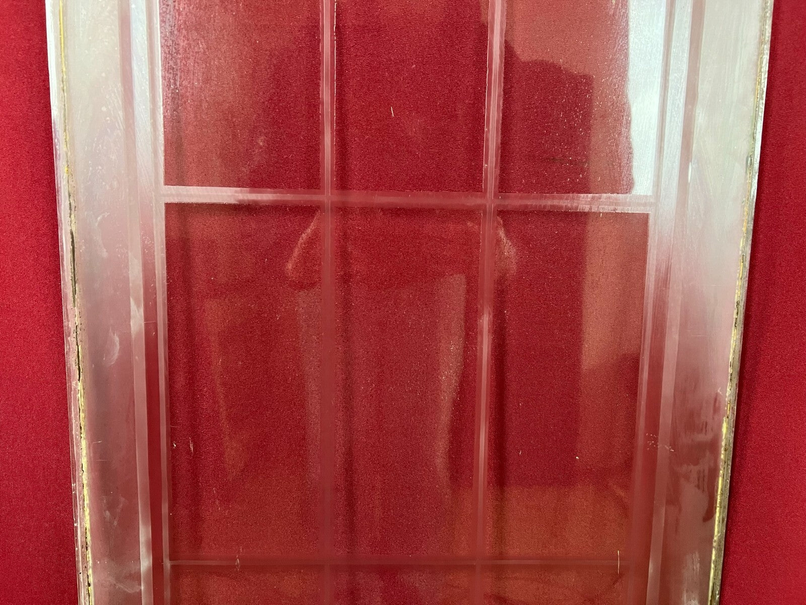 Antike Glasscheibe Glas Fenster Jugendstil original um 1900 Gardinen