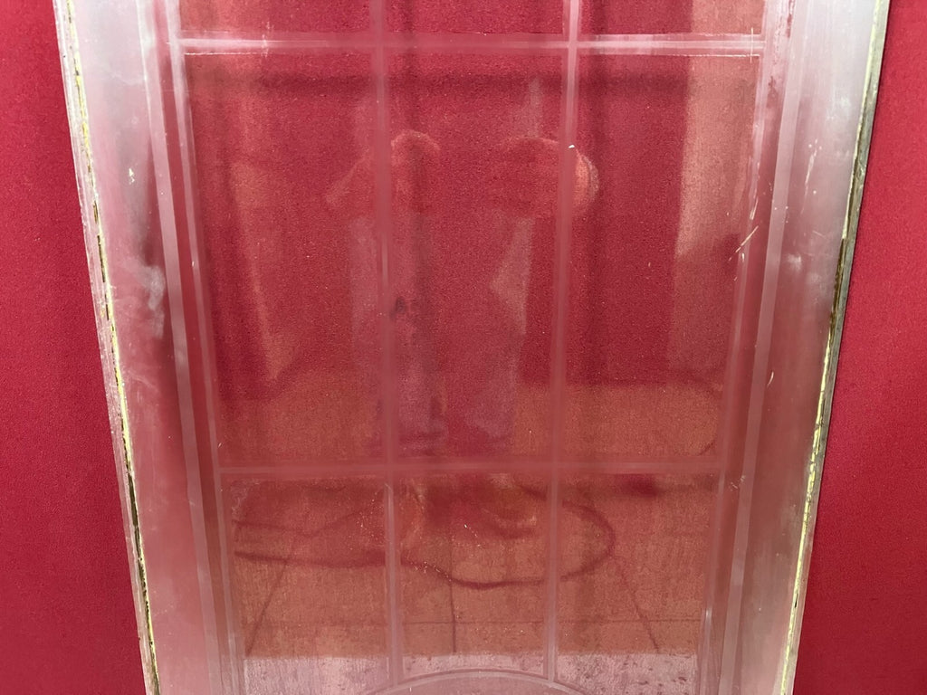 Antike Glasscheibe Glas Fenster Jugendstil original um 1900 Gardinen