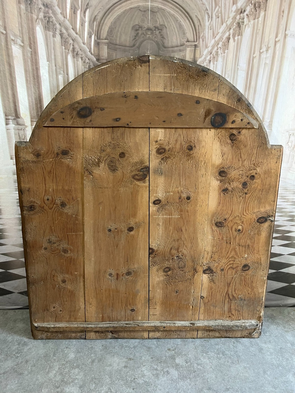 Antikes Ölgemälde Heilige Maria mit dem Jesuskind 17 tes Jh Altartafel 120x140cm