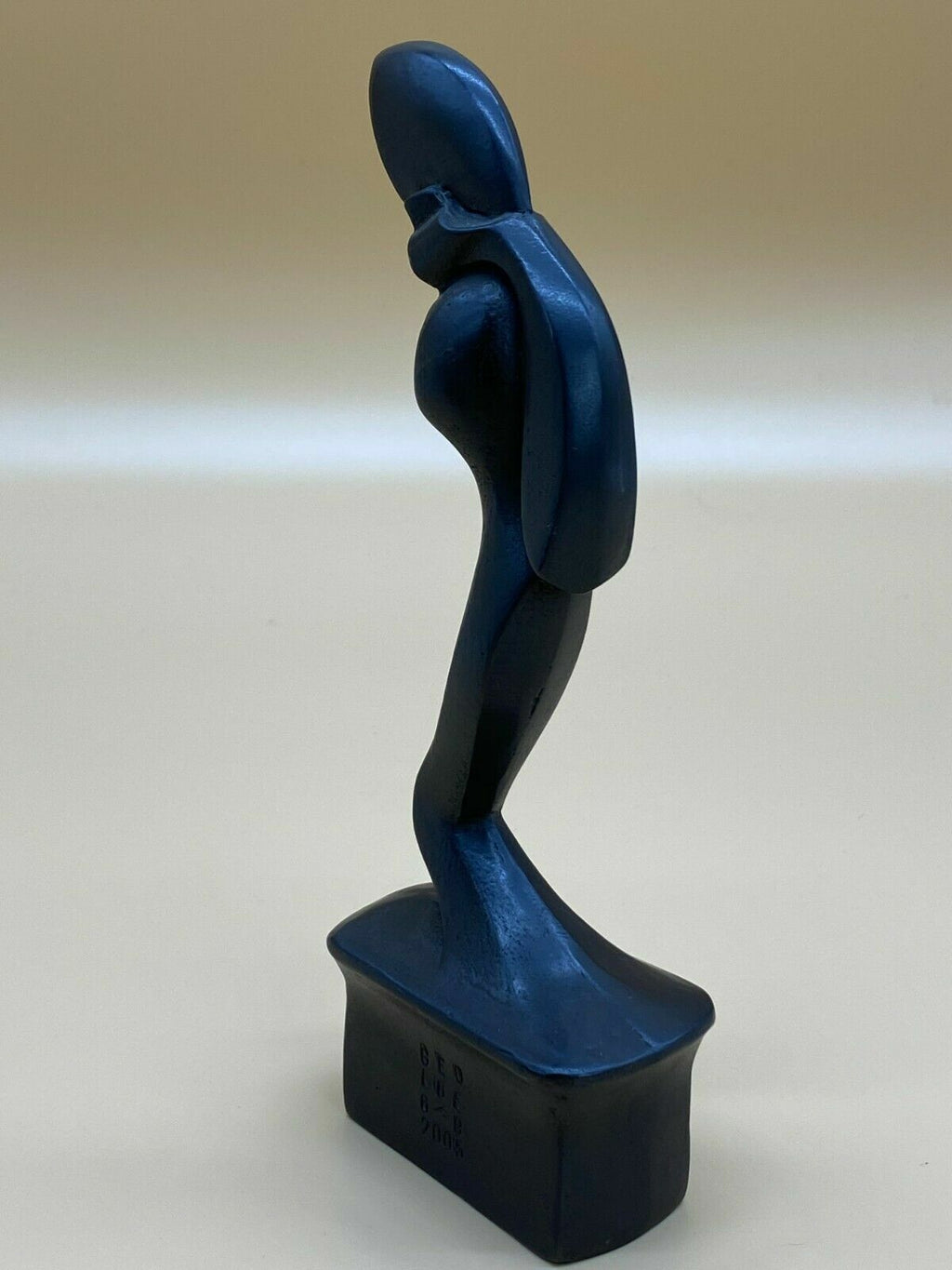 Skulptur Abstrakt Bronze Figur von 2005 limitiert 6/9 Georg Loewit (1959)