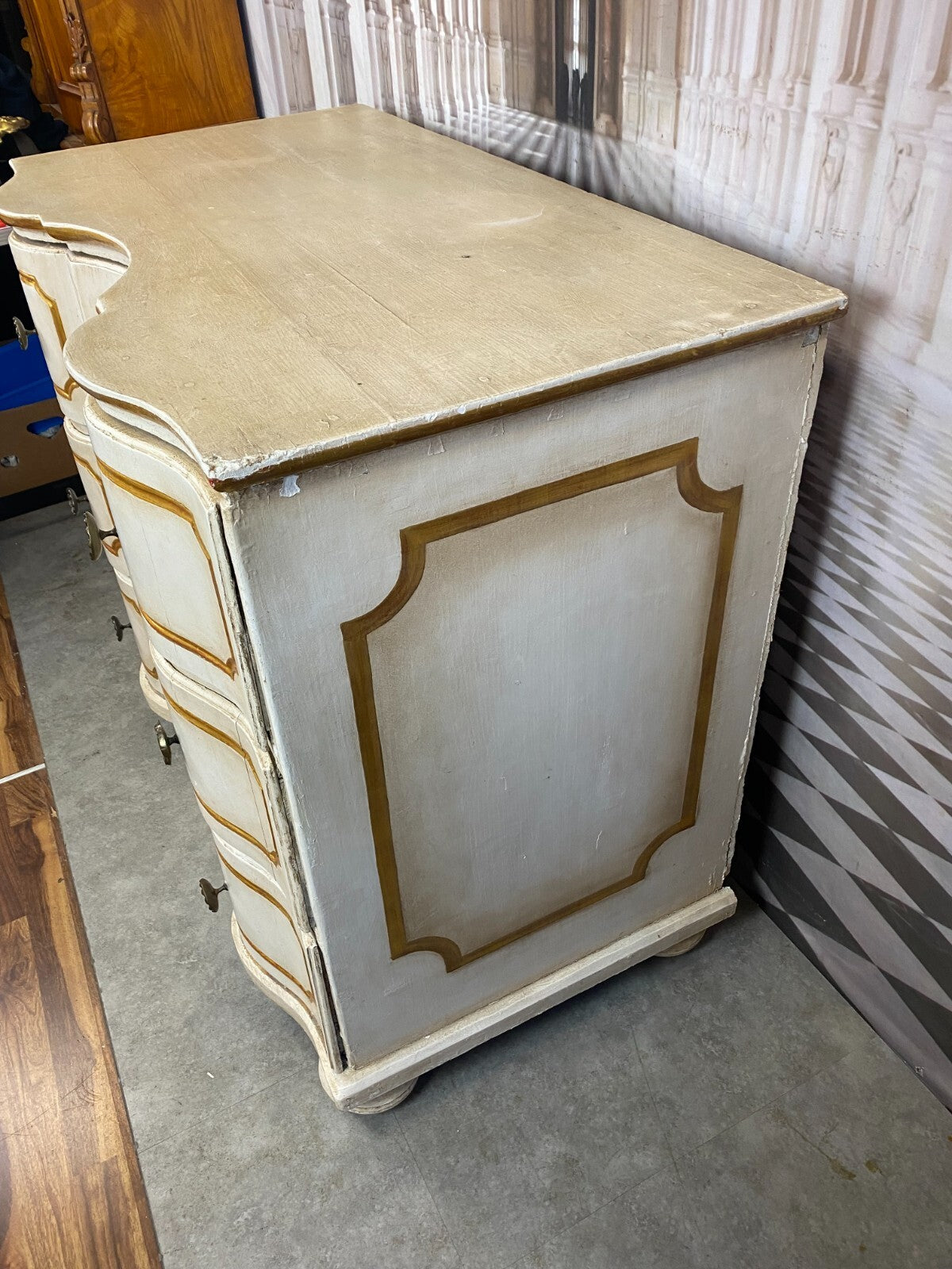 Antike Barockkommode Barock Kommode um 1760 1780 Neuere Fassung