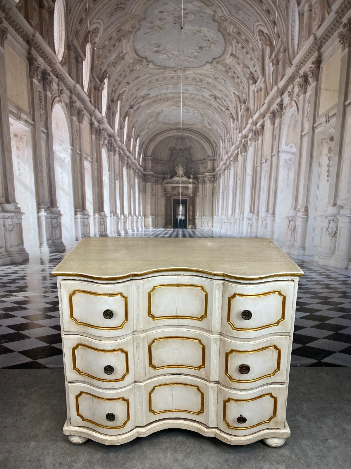 ANTIKE BAROCKKOMMODE BAROCK KOMMODE UM 1760 1780 NEUERE FASSUNG