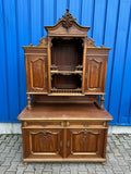 NEO ROKOKO BUFFET SCHRANK KREDENZ NUSSBAUM UM 1880 DREDNER BAROCK STIL