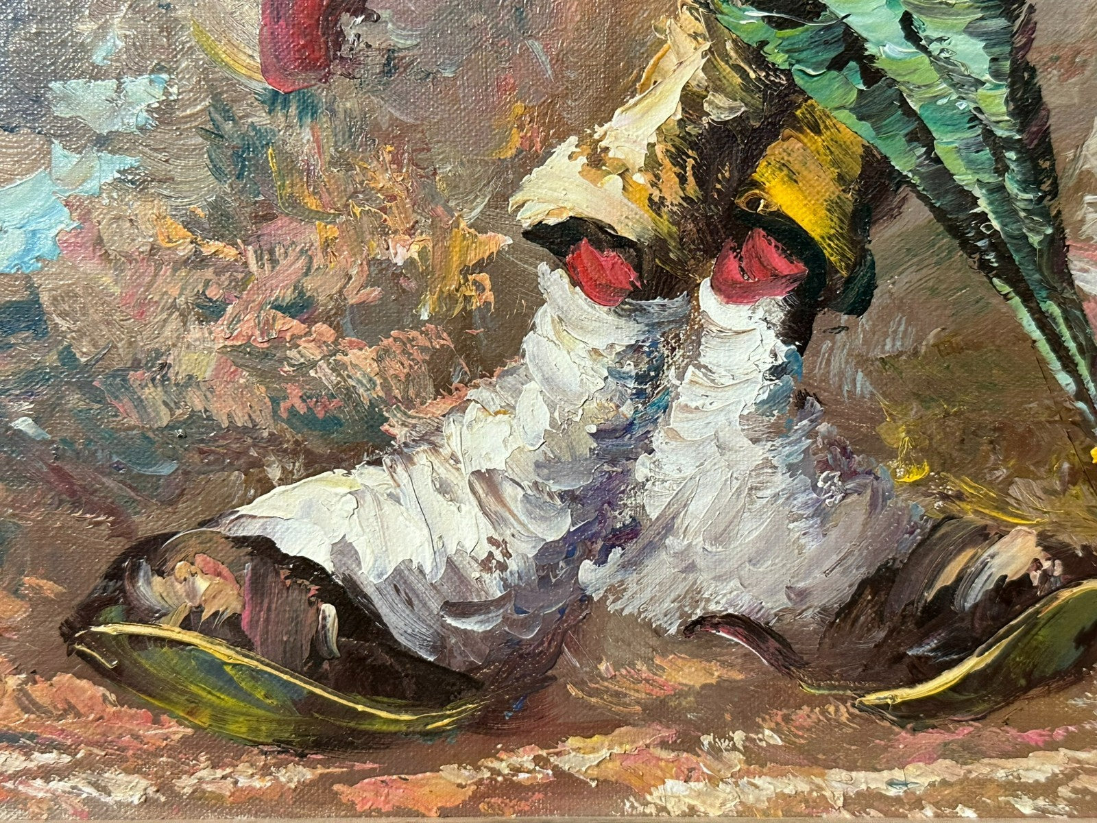 Brenda Polsky-Morgan (1942-2008) Ölgemälde Clown Portrait