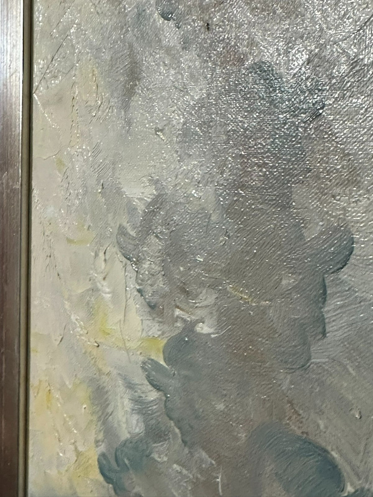 Brenda Polsky-Morgan (1942-2008) Ölgemälde Clown Portrait