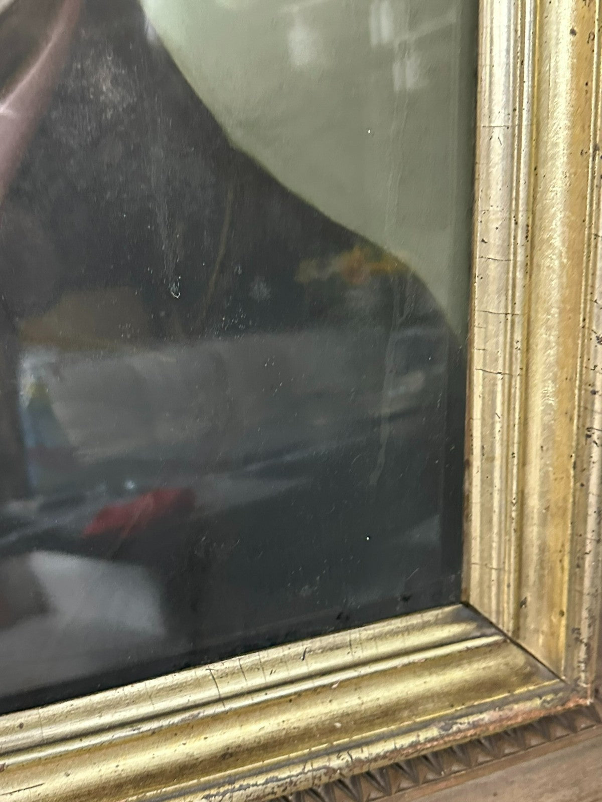 Antikes Biedermeier Portrait eines Herren Mitte 19 tes Jhdt Pastell