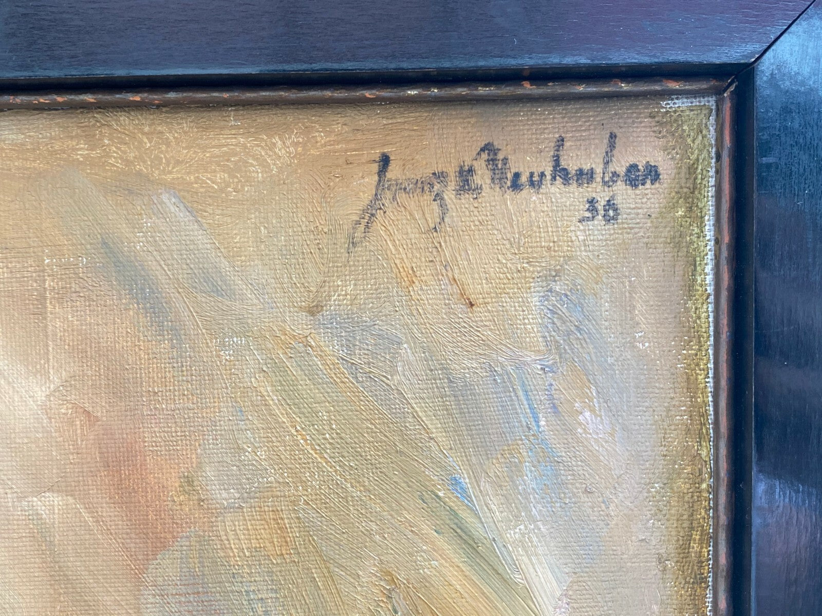 Ölgemälde Frau Portrait einer Dame Franz Neuhuber (1909-1999) Gemälde gerahmt