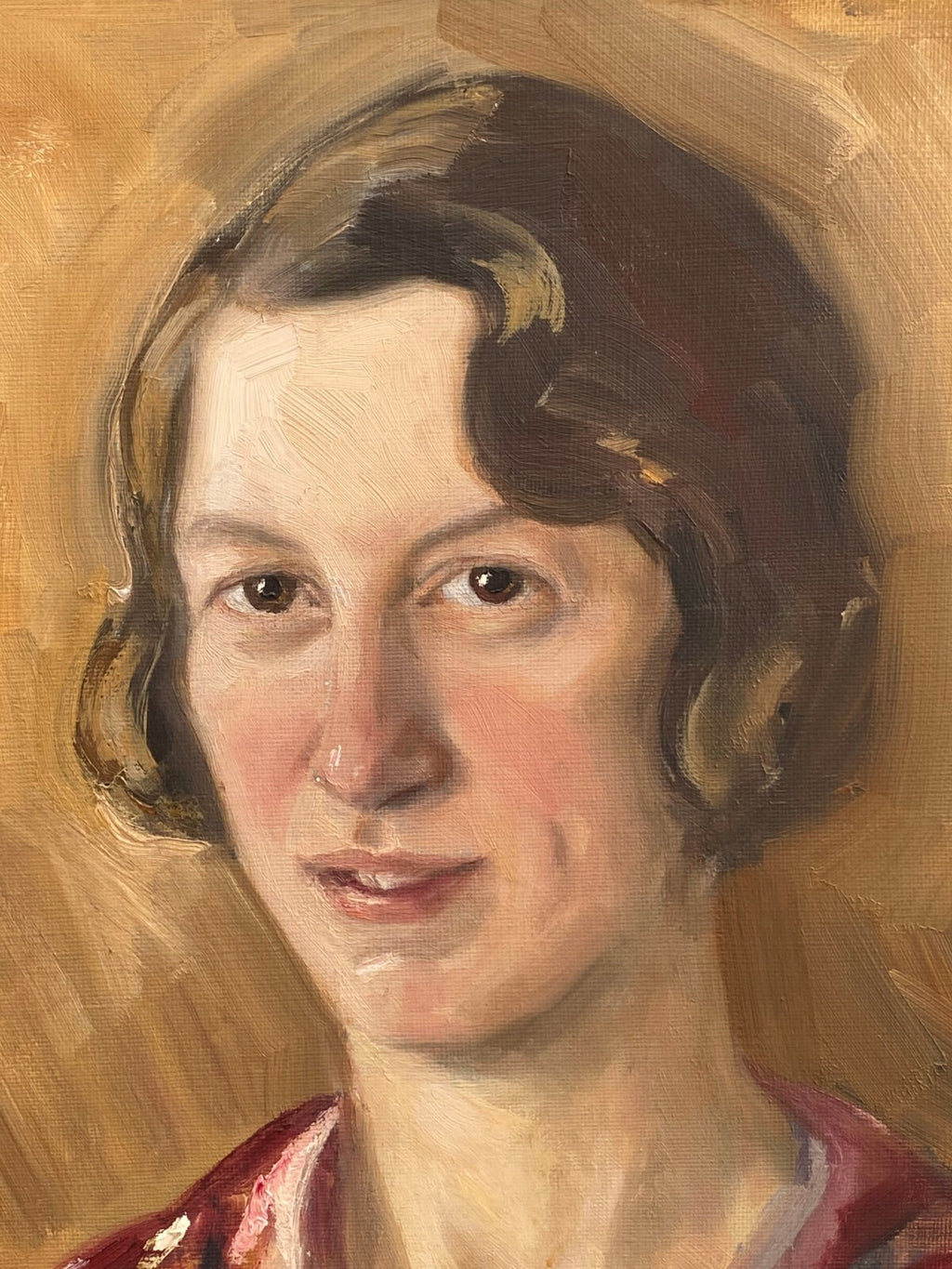 Ölgemälde Frau Portrait einer Dame Franz Neuhuber (1909-1999) Gemälde gerahmt