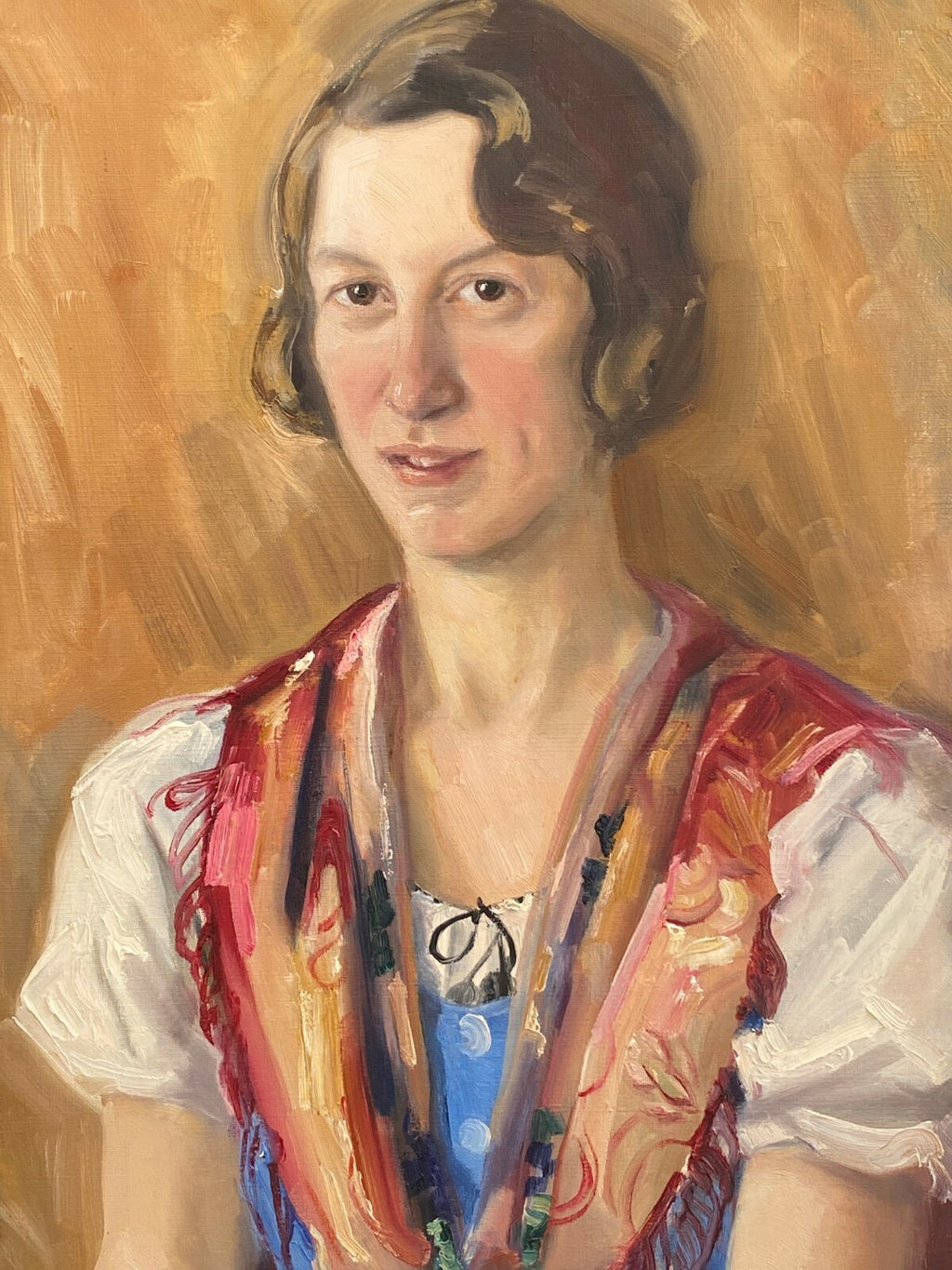 Ölgemälde Frau Portrait einer Dame Franz Neuhuber (1909-1999) Gemälde gerahmt