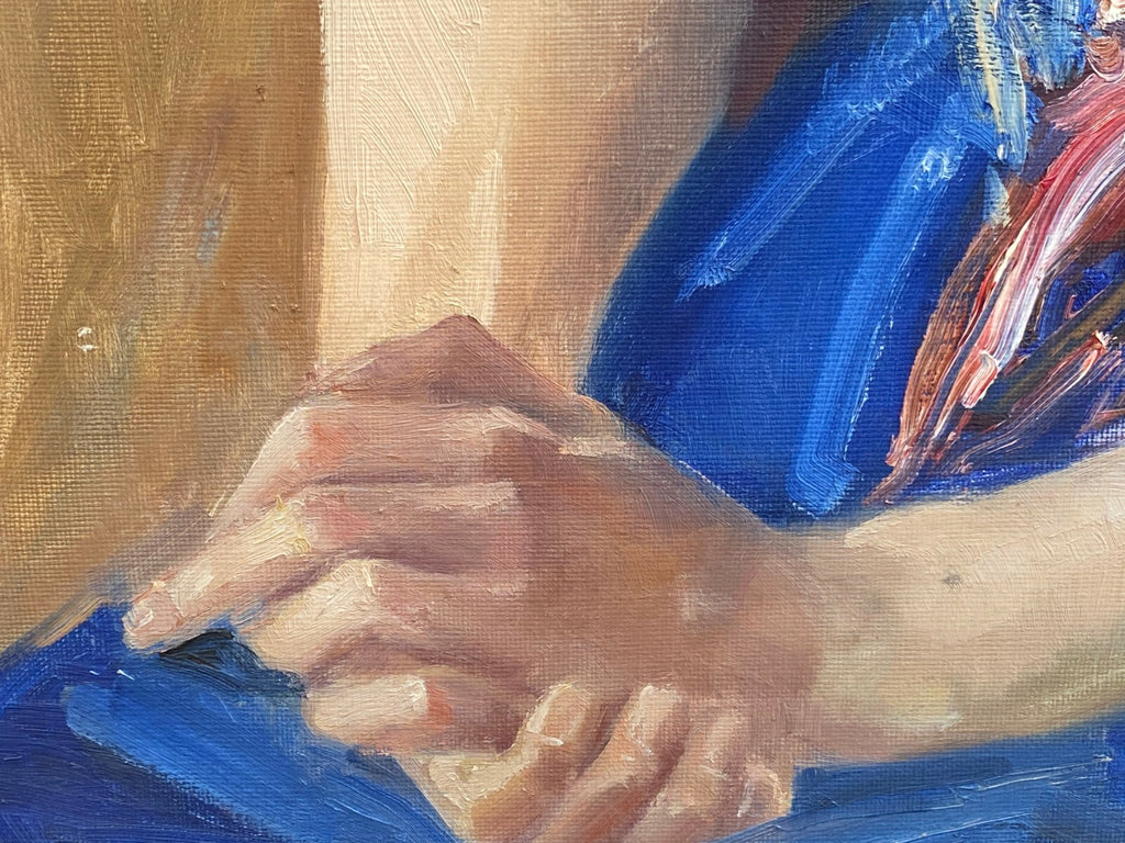 Ölgemälde Frau Portrait einer Dame Franz Neuhuber (1909-1999) Gemälde gerahmt