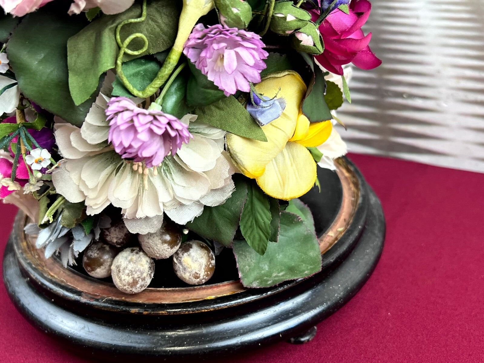 Globe De Mariee Hochzeit Andenken Frankreich Napoleon Iii Stil Blumen rund 59cm