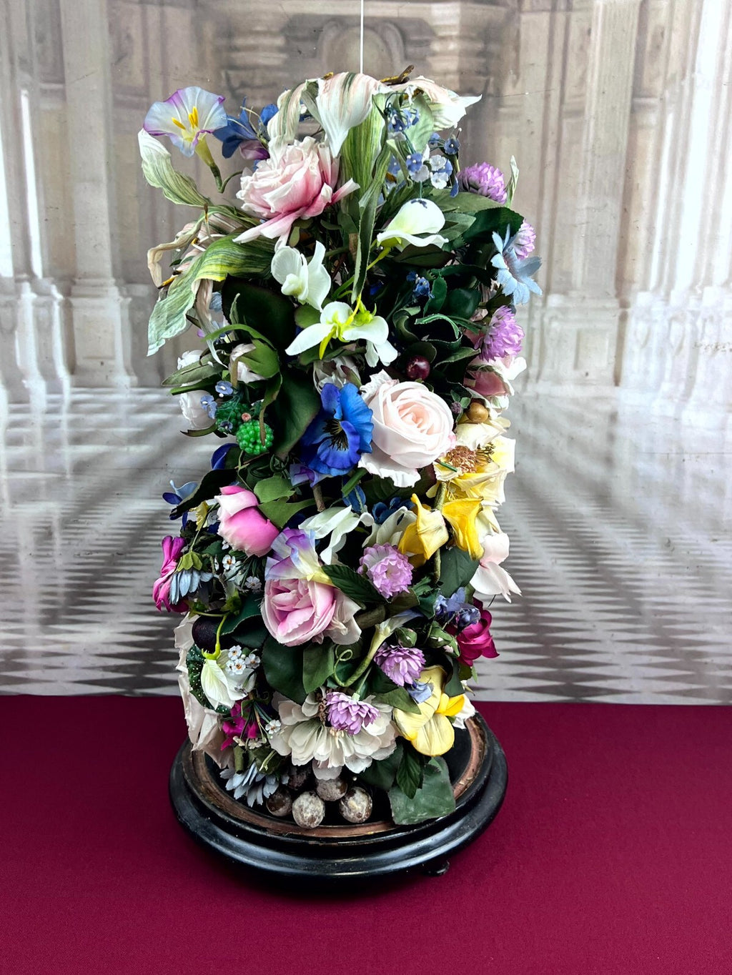 Globe De Mariee Hochzeit Andenken Frankreich Napoleon Iii Stil Blumen rund 59cm