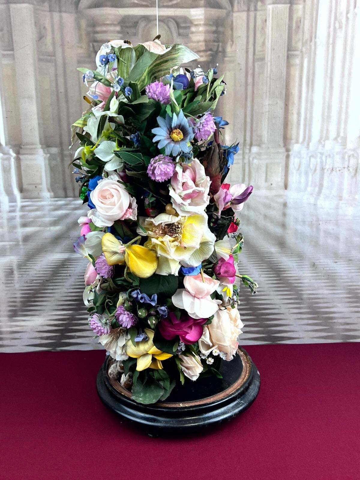 Globe De Mariee Hochzeit Andenken Frankreich Napoleon Iii Stil Blumen rund 59cm