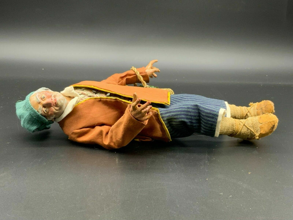 Neapolitanische Krippenfigur Bauer mit Korb 27cm
