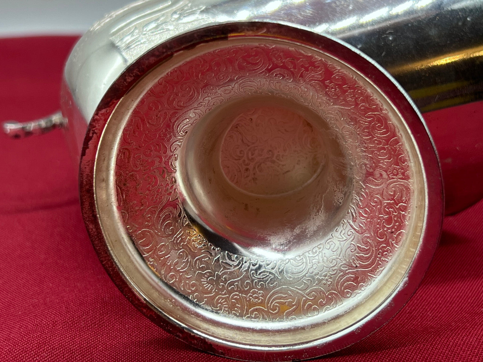 Sehr schöner Zuckerbehälter Dose Metall versilbert und vergoldet