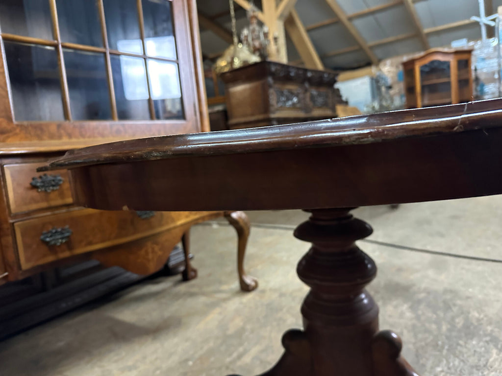 Antiker Beistelltisch Tisch um 1860 aus Mahagoni Niederlande