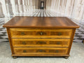 BAROCK KOMMODE NUSSBAUM UM 1880 HOLZ MASSIV FURNIERT ANTIKE BAROCKKOMMODE